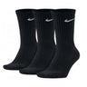 Calze Unisex Nike - Cushioned Crew 3Pp Socks - Nero