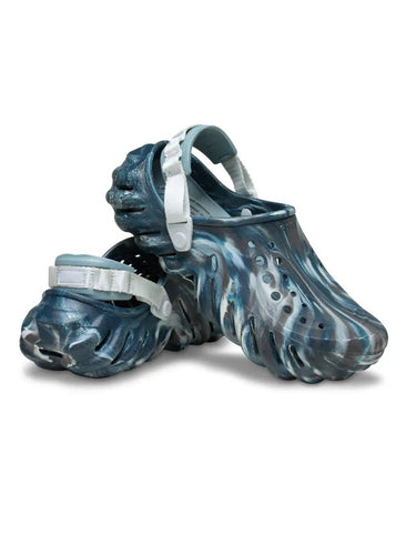 Sandali Uomo Crocs - Echo Marbled Clog - Blu