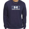 Maglie a manica lunga Uomo Under Armour - Maglia Ua Rival Terry Logo Crew - Blu