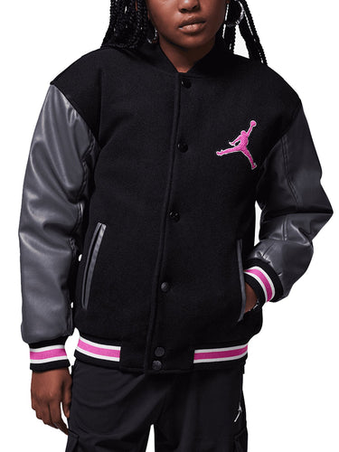Giacche Ragazza Jordan - Jdn Jordan Varsity - Nero