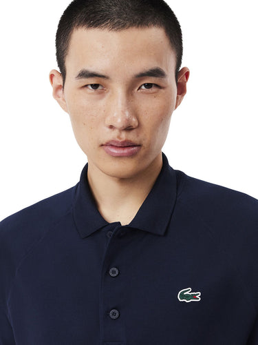 Polo Uomo Lacoste - Polo Da Golf Regular Fit Uv Protect - Blu