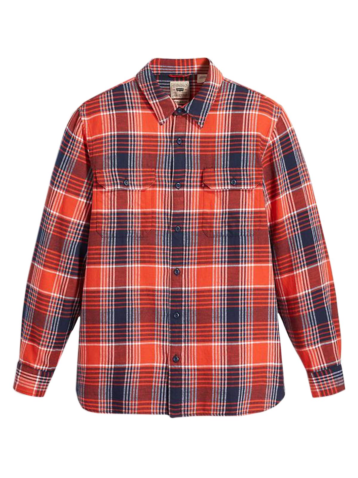 Camicie casual Uomo Levi's - Jackson Worker Shirt - Rosso