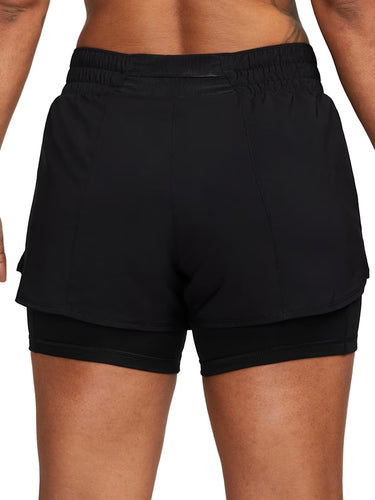 Pantaloncini Uomo Nike - Shorts Nike One Dri-Fit 2 In 1 - 8Cm - Nero