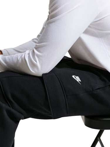Pantaloni Uomo Nike - Pantaloni Nike Club Cargo In Fleece - Nero