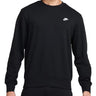 Felpe senza cappuccio Uomo Nike - Maglia A Girocollo In French Terry - Nero