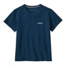 T-shirt Donna Patagonia - Women's P-6 Logo Responsibili-Tee® - Blu