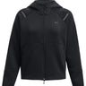 Felpe Donna Under Armour - Maglia Ua Unstoppable Fleece Full-Zip - Nero