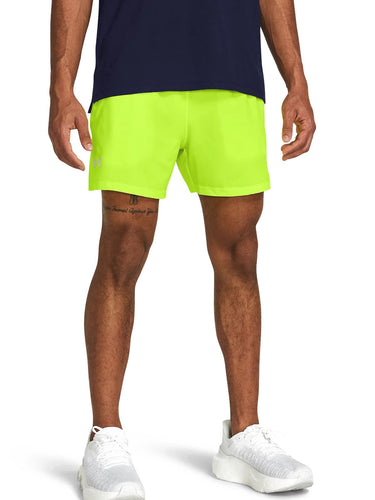 Pantaloncini Uomo Under Armour - Shorts Ua Launch 13 Cm - Giallo