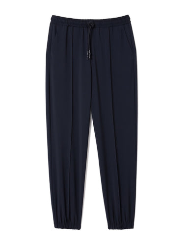 Pantaloni Donna Lacoste - Pantaloni Da Tuta Oversize In Misto Lana - Blu