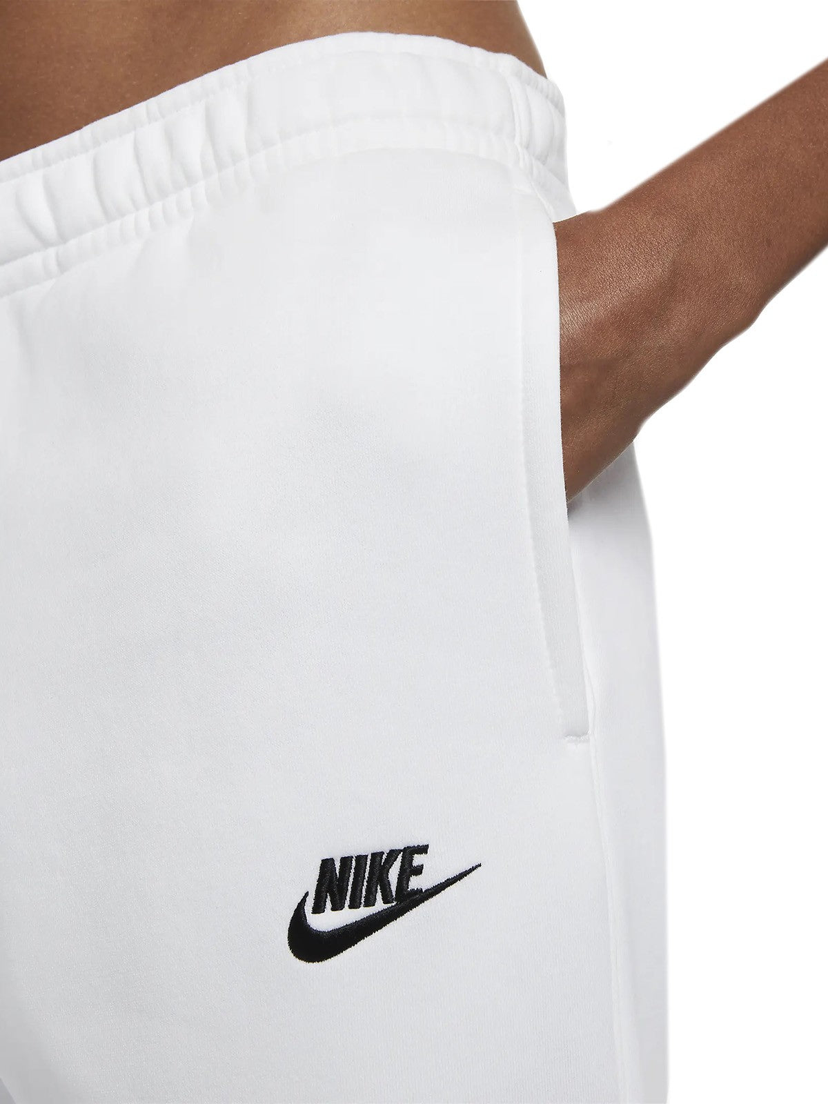 Pantaloni Uomo Nike - Sportswear Club Fleece Joggers - Bianco