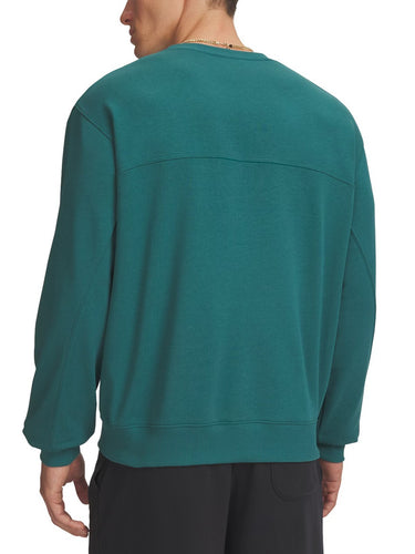 Felpe senza cappuccio Uomo Under Armour - Felpa Girocollo Ua Rival Lightweight - Verde