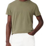 T-shirt Uomo Lacoste - T-Shirt A Girocollo In Jersey Di Cotone Pima - Verde militare