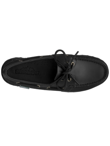Scarpe da barca Donna Sebago - Scarpa Da Barca Ranger Waxy Woman - Nero