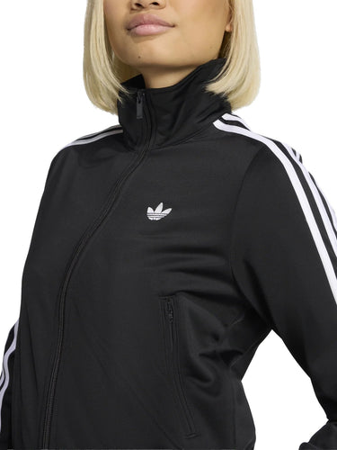 Felpe senza cappuccio Donna Adidas - Felpa Classic Zip Firebird - Nero