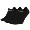 Calze Unisex Nike - Everyday Lightweight No-Show 3Pp Socks - Nero