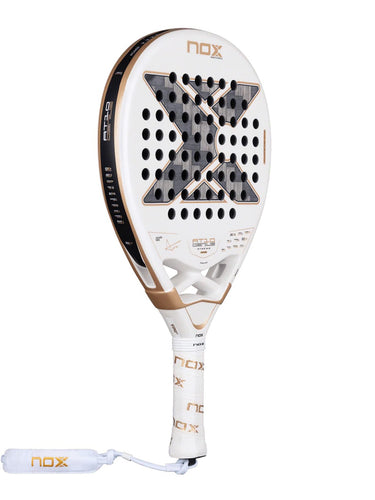 Racchette Unisex Nox - AT10 LUXURY GENIUS 12K ALUM XTREM 2026 by TAPIA - Bianco