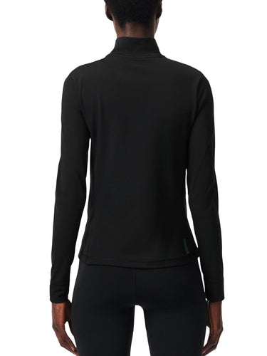 Felpe senza cappuccio Donna Lacoste - Giacca Midlayer Sportiva - Nero