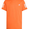 Magliette Ragazzi Unisex Adidas - T-Shirt Da Tennis Club - 3 Stripes Junior - Arancione