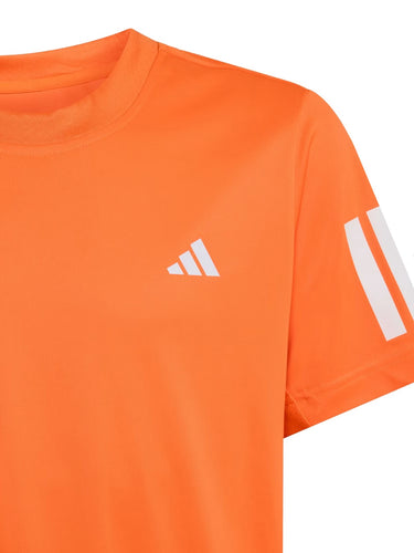 Magliette Ragazzi Unisex Adidas - T-Shirt Da Tennis Club - 3 Stripes Junior - Arancione