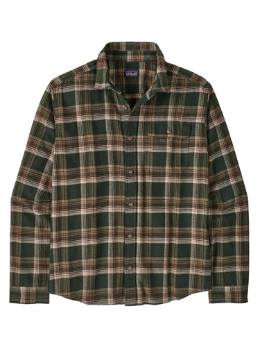 Camicie casual Uomo Patagonia - M's Long Sleeved Lightweight Flannel Shirt - Verde