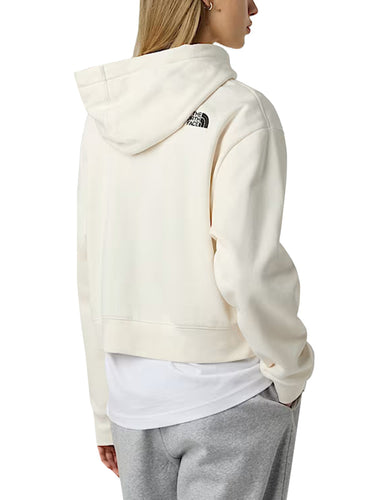 Felpe con cappuccio Donna The North Face - Felpa Con Cappuccio Corta In Vita Essential - Avorio