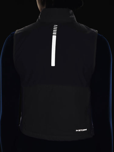 Gilet Donna Under Armour - Smanicato Ua Storm Session Run - Bianco