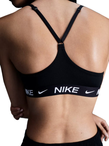 Canotte e top Donna Nike - Top Indy Light Support Imbottito Regolabile - Nero