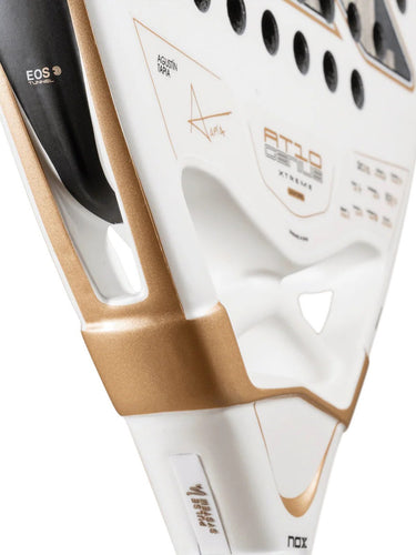 Racchette Unisex Nox - AT10 LUXURY GENIUS 12K ALUM XTREM 2026 by TAPIA - Bianco