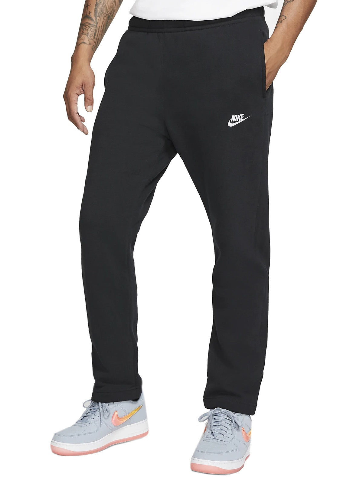 Pantaloni Uomo Nike - Sportswear Club Fleece Oh Joggers - Nero