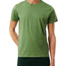 T-shirt Uomo Lacoste - T-Shirt A Girocollo In Jersey Di Cotone Pima - Verde