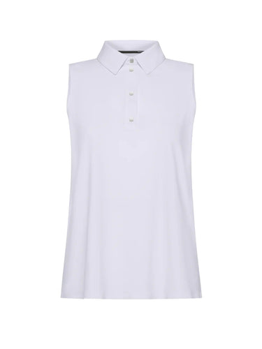 Polo Donna RRD - Oxford Sleeveless Wom Polo - Bianco