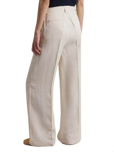 Pantaloni Donna Woolrich - Lyocell Linen Pants - Avorio