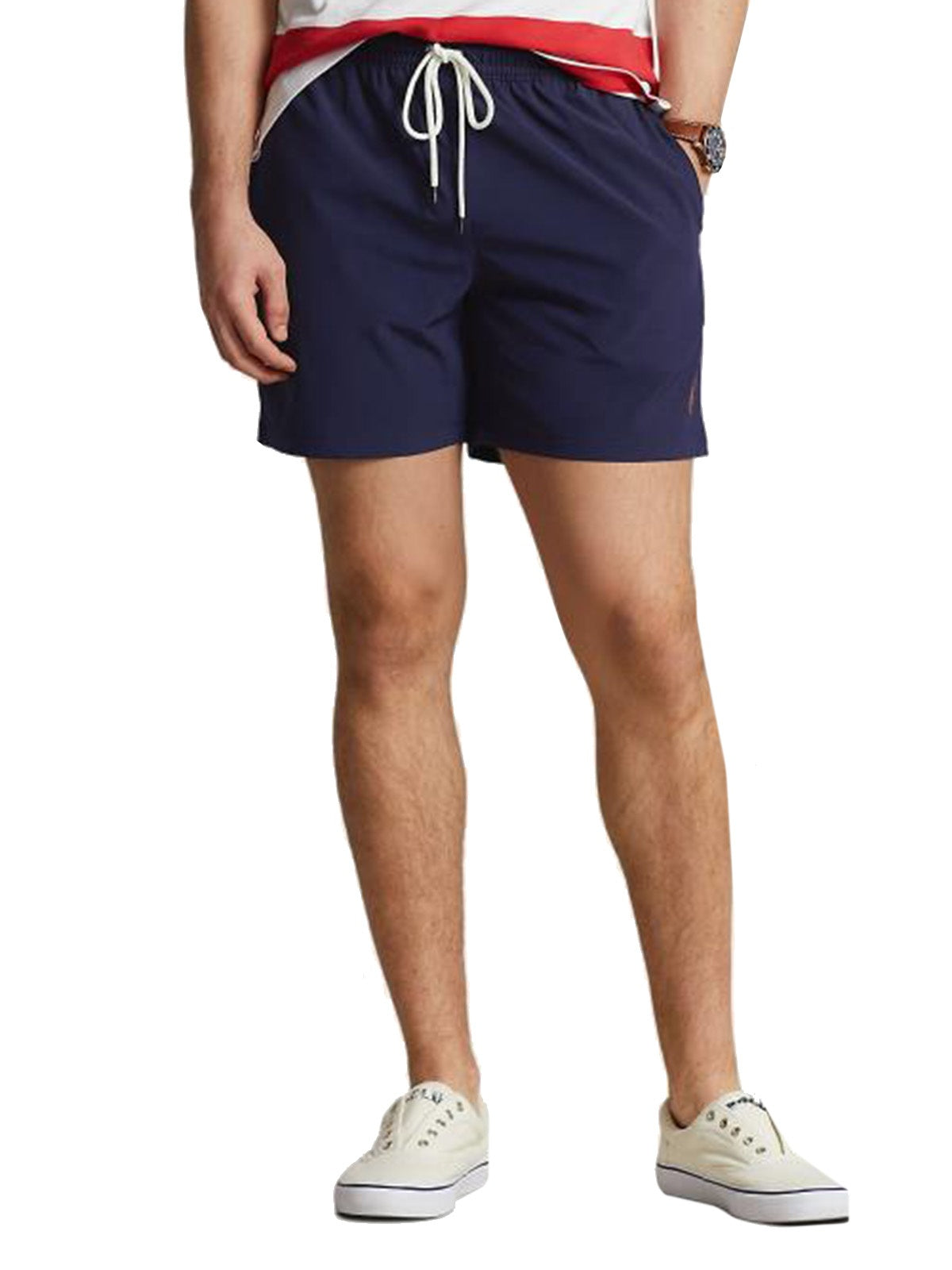 Pantaloncini e calzoncini Uomo Ralph Lauren - Boxer Da Mare Traveler Classici 14,6 Cm - Blu