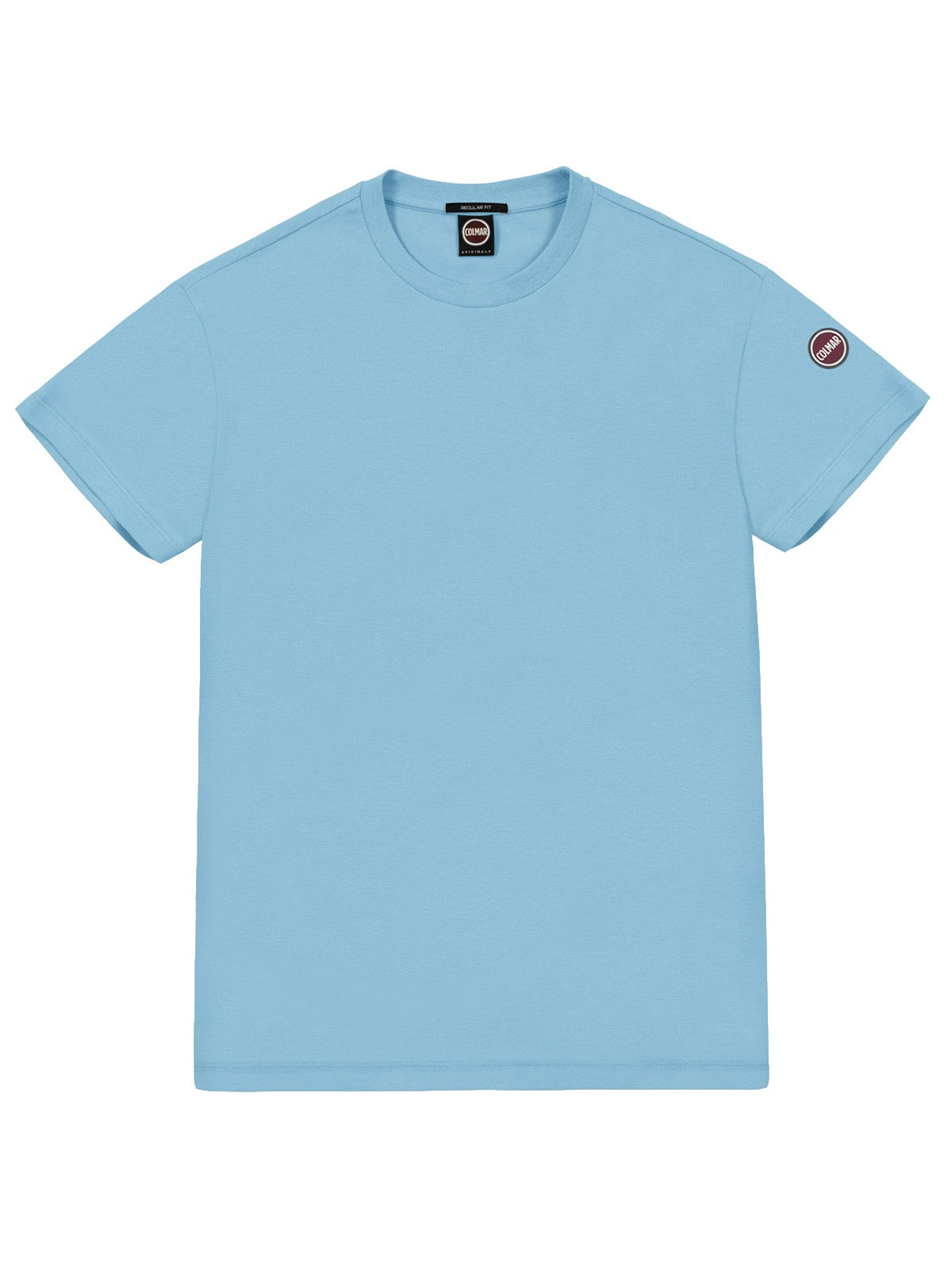 T-shirt Uomo Colmar - T-Shirt In Piquet 100% Cotone - Celeste