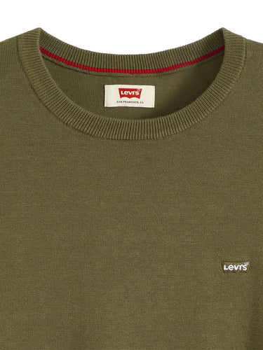 Maglioni Uomo Levi's - Maglia Housemark Leggera - Verde