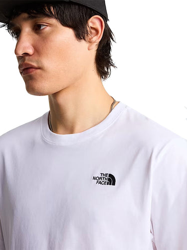 T-shirt Uomo The North Face - T-Shirt Evolution Simple Dome Regular - Bianco