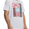 T-shirt Uomo Under Armour - T-Shirt Ua Logo Collage - Bianco
