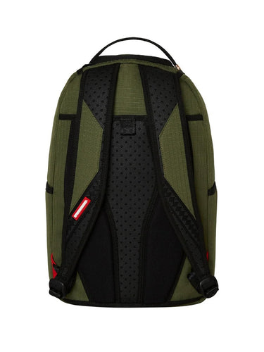 Zaini Casual Unisex Sprayground - Zaino Nylon Shark Central Army Dlx-Ripstop - Verde