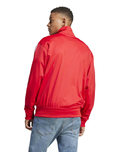 Felpe senza cappuccio Uomo Adidas - Track Top Adicolor Classics Firebird - Rosso
