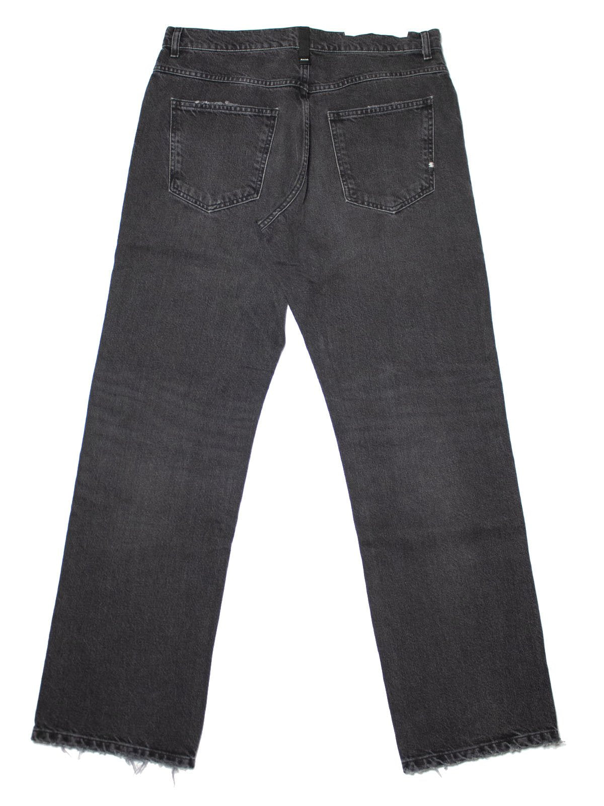 Jeans Uomo Amish - James Vintage Black Recycled Denim Jeans - Nero