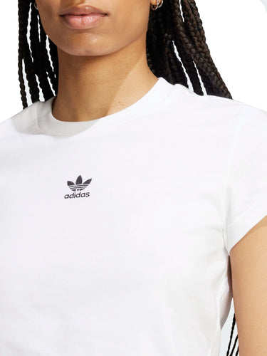T-shirt Donna Adidas - T-Shirt Essentials Slim - Bianco