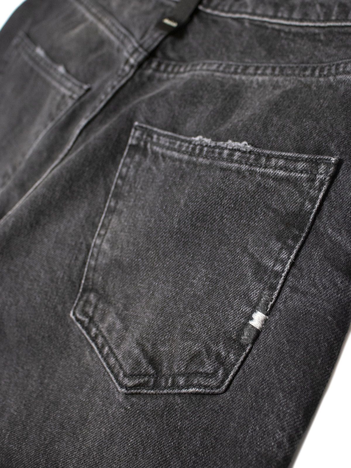 Jeans Donna Amish - Jenny Recycled Black Denim Vintage Jeans - Nero