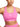 Reggiseni sportivi Donna Nike - Top Nike Swoosh Imbottito - Fucsia