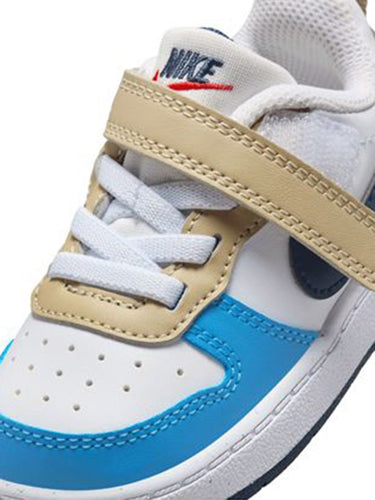 Sneaker Bambini Unisex Nike - Nike Court Borough Low Recraft - Bianco