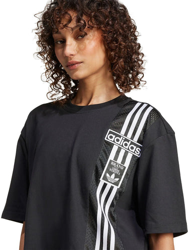 T-shirt Donna Adidas - Crop Tee - Nero