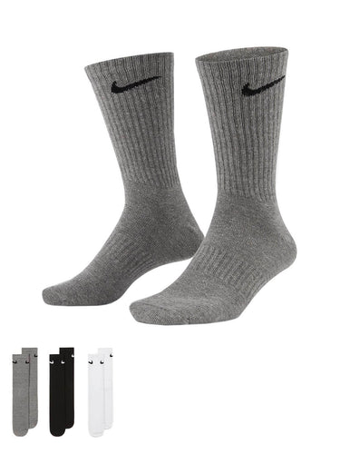 Calze Unisex Nike - Calze Everyday Lightweight Crew - 3 Paia - Grigio
