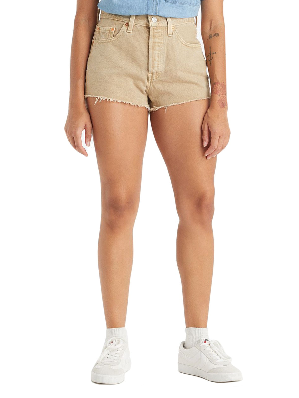 Bermuda Donna Levi's - Shorts 501® Original - Beige