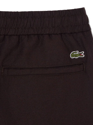 Pantaloni Uomo Lacoste - Pantaloni Chino Regular Fit In Lino - Marrone