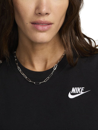 Canotte e top Donna Nike - Top Corto Senza Maniche Sportswear Club - Nero