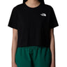 T-shirt Donna The North Face - W's Simple Dome Cropped Slim Tee - Nero